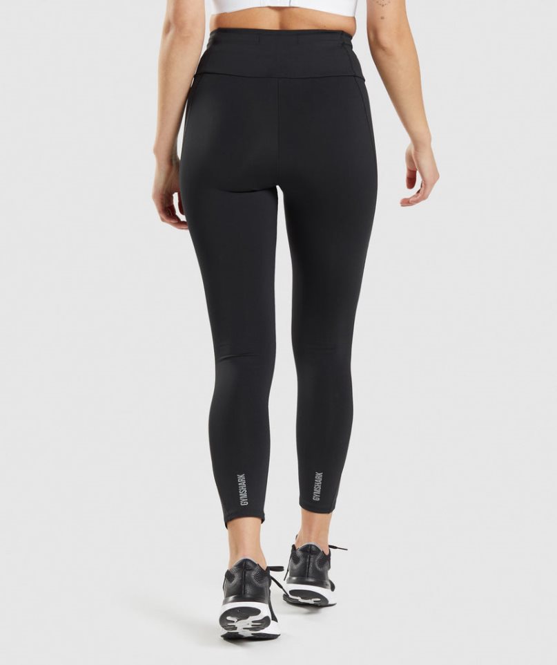 Women's Gymshark Speed Leggings Black | CA 316N0A